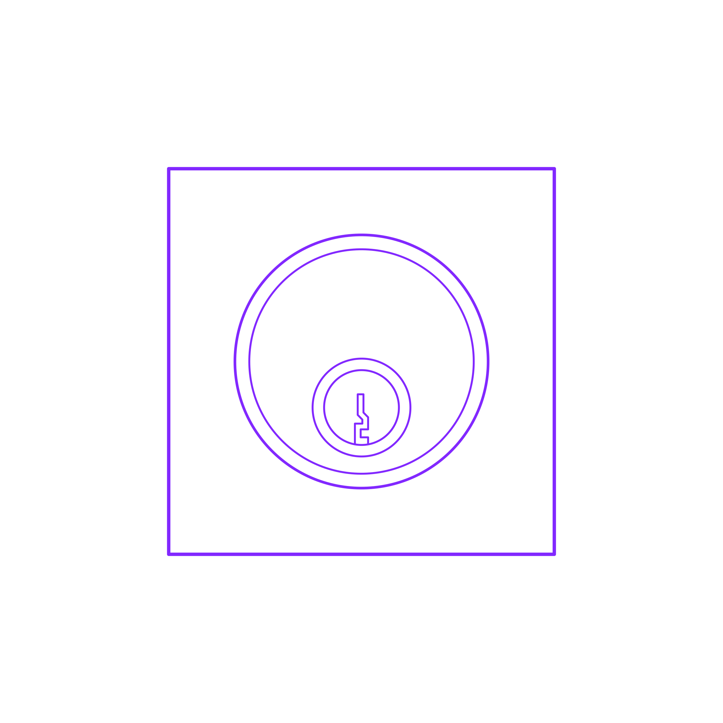 Buildings Door Locks Deadbolt Lock Square Round Cylinder Outline Svg File Free Vectors